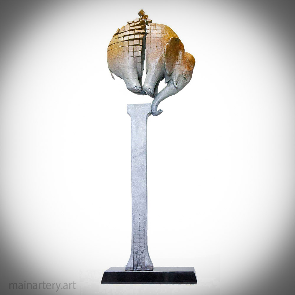 Cover: Jumbo Juxtaposition Sculpture