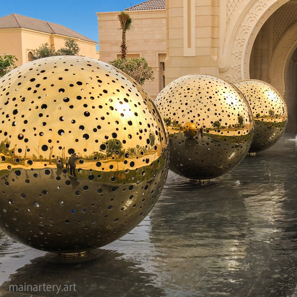 Cover: Titanium Moon – Stainless Steel Sculpture