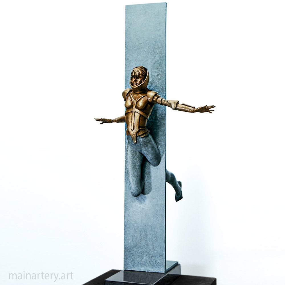 Cover: Flight and Fall Sculpture