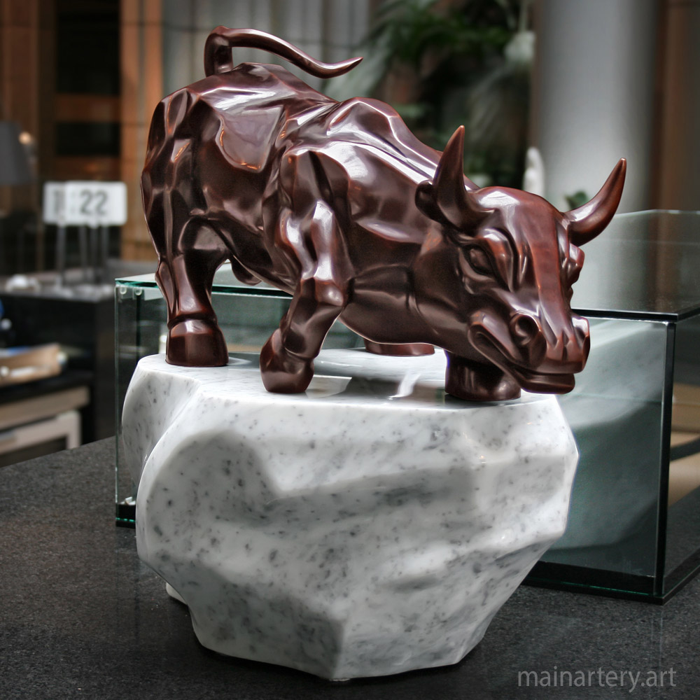 Cover: Raging Bull Bronze Medium Statue