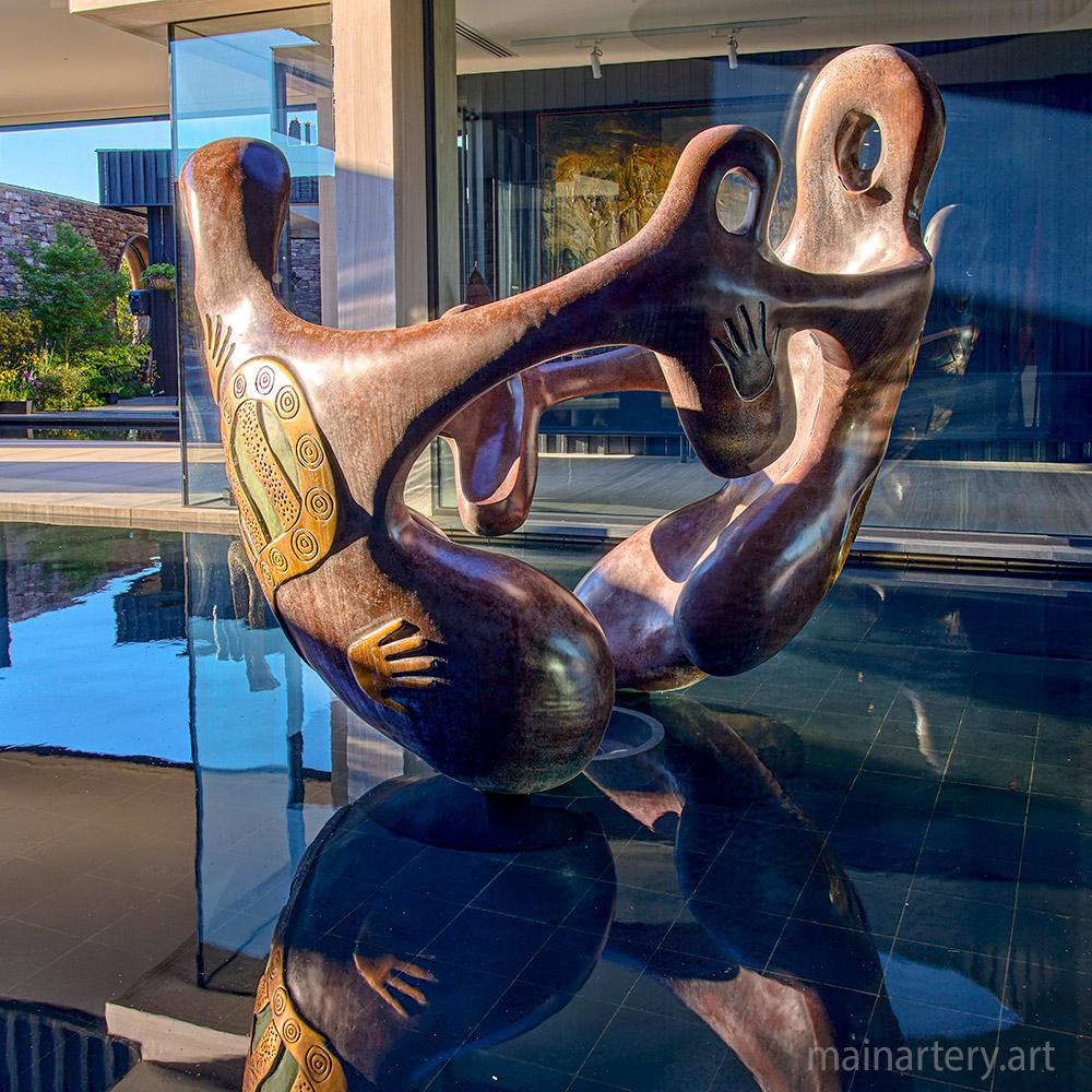 Cover: Aboriginal – Bronze Sculpture