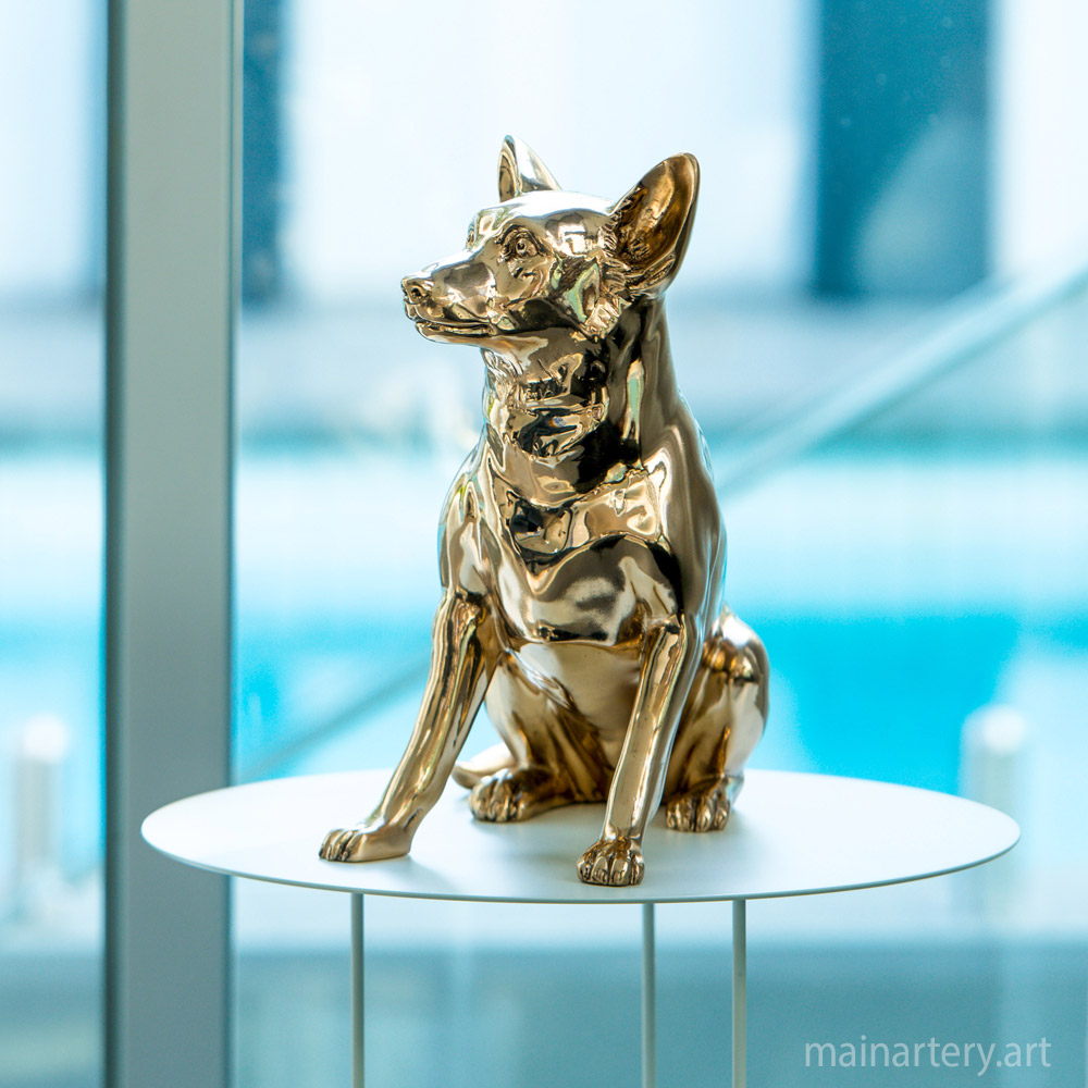 Cover: Fox Terrier – Bronze Sculpture