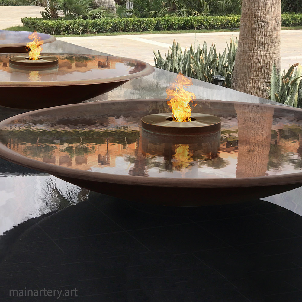 Cover: Copper – Oasis Water Sculpture