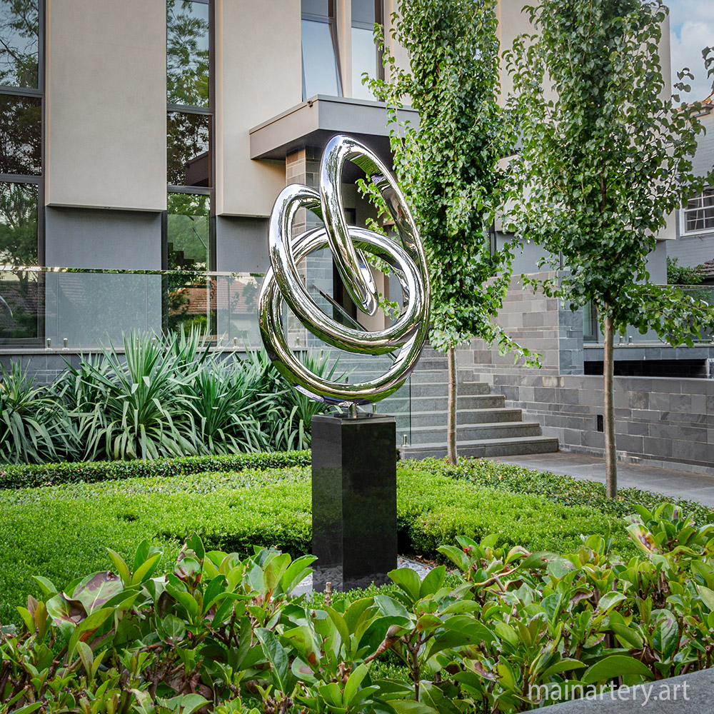 Cover: Large Modern Infinity Sculpture