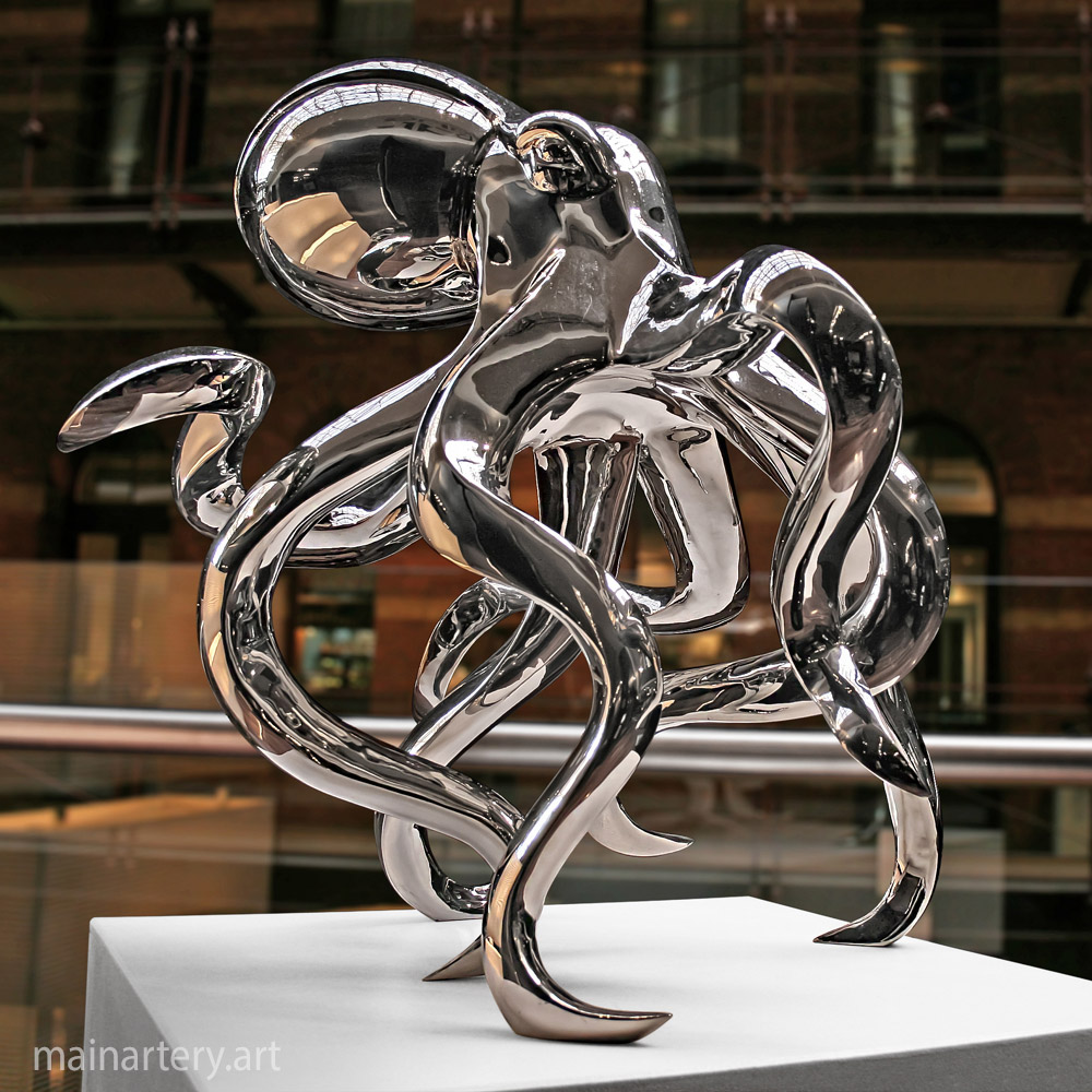 Cover: Large Octopus Sculpture