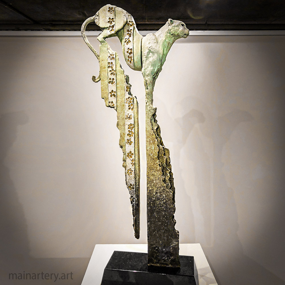 Cover: Leopard Sculptures