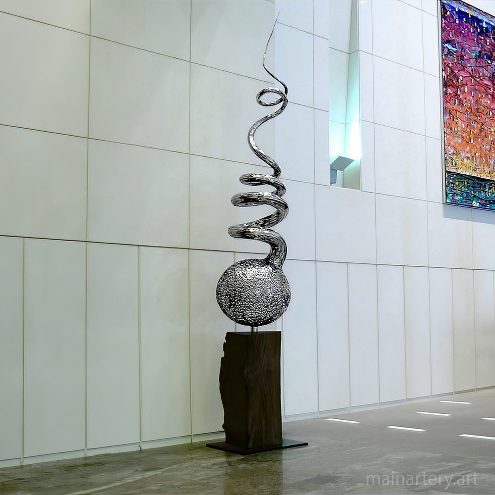 Cover: Pinnacle Stainless Steel Sculpture