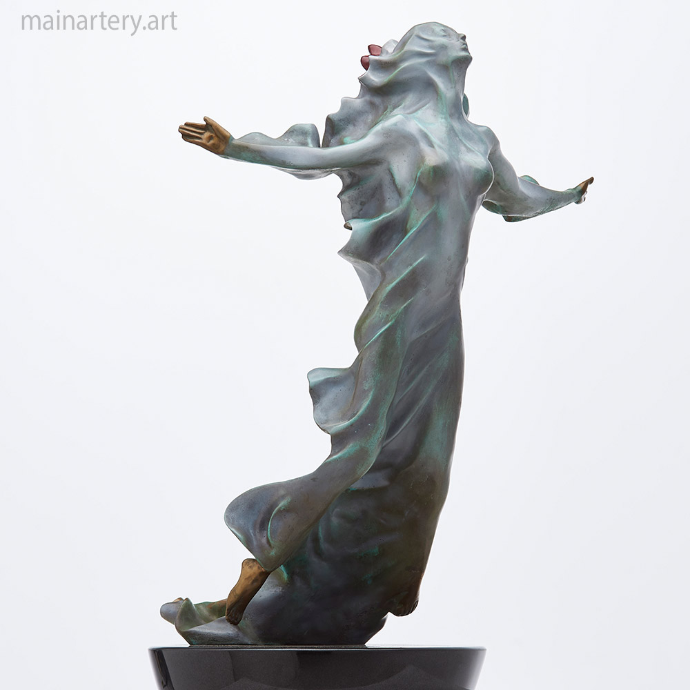Cover: Levitation-Inspired Bronze Art