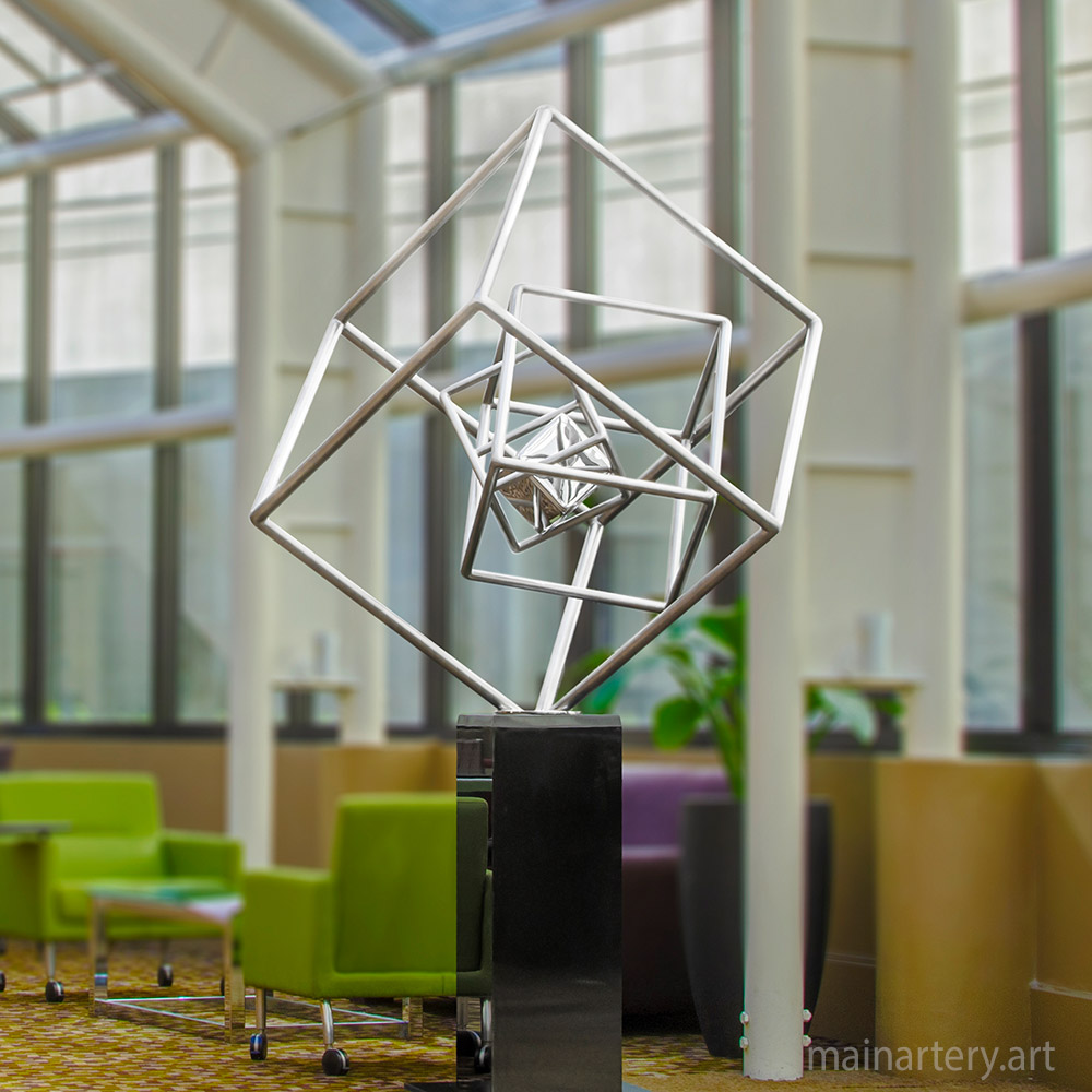 Cover: Hotel Art Stainless Steel Sculpture