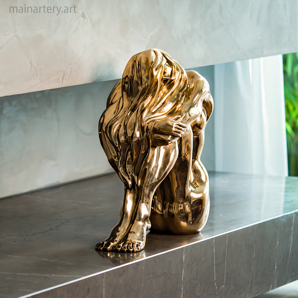 Cover: Female Solitude Bronze Sculptures(Small)