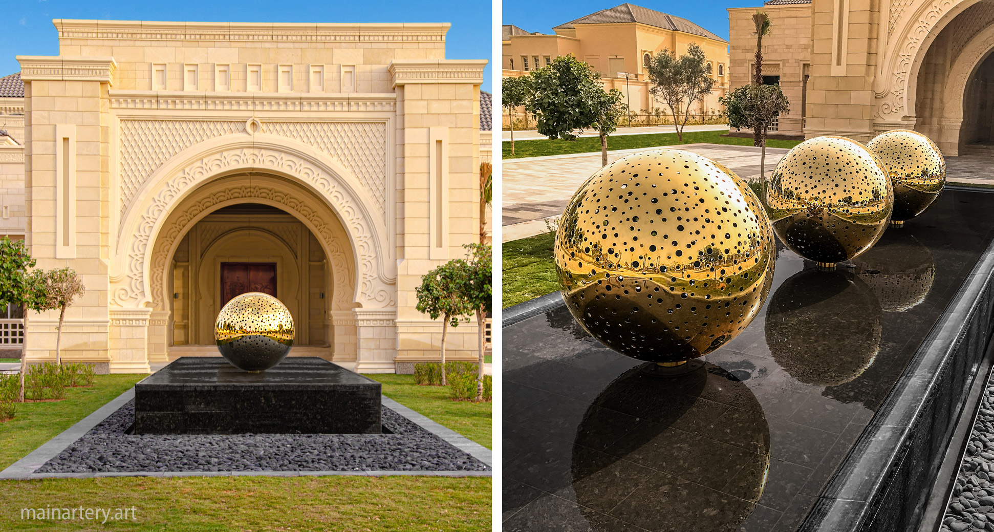 entrance gold titanium abstract estate artwork image