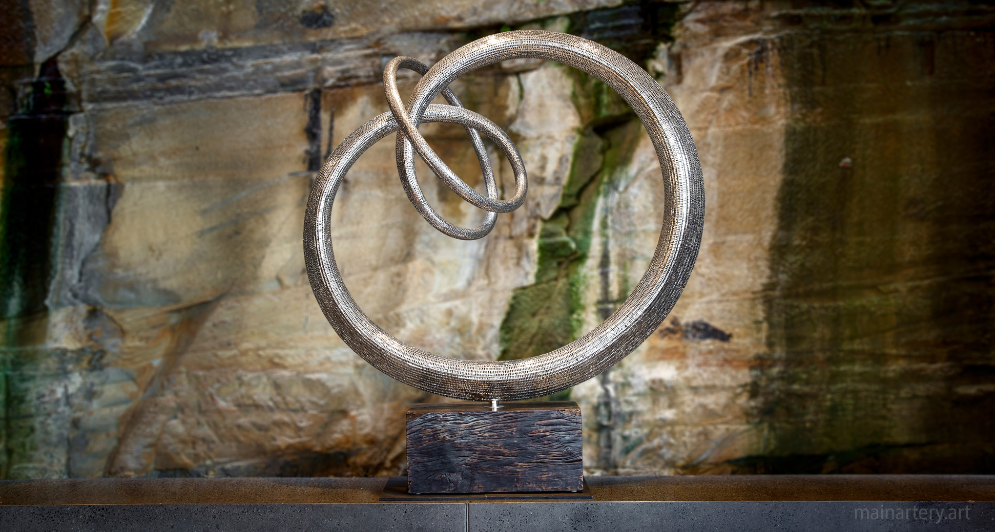 large mirror polished contemporary feng shui sculpture image