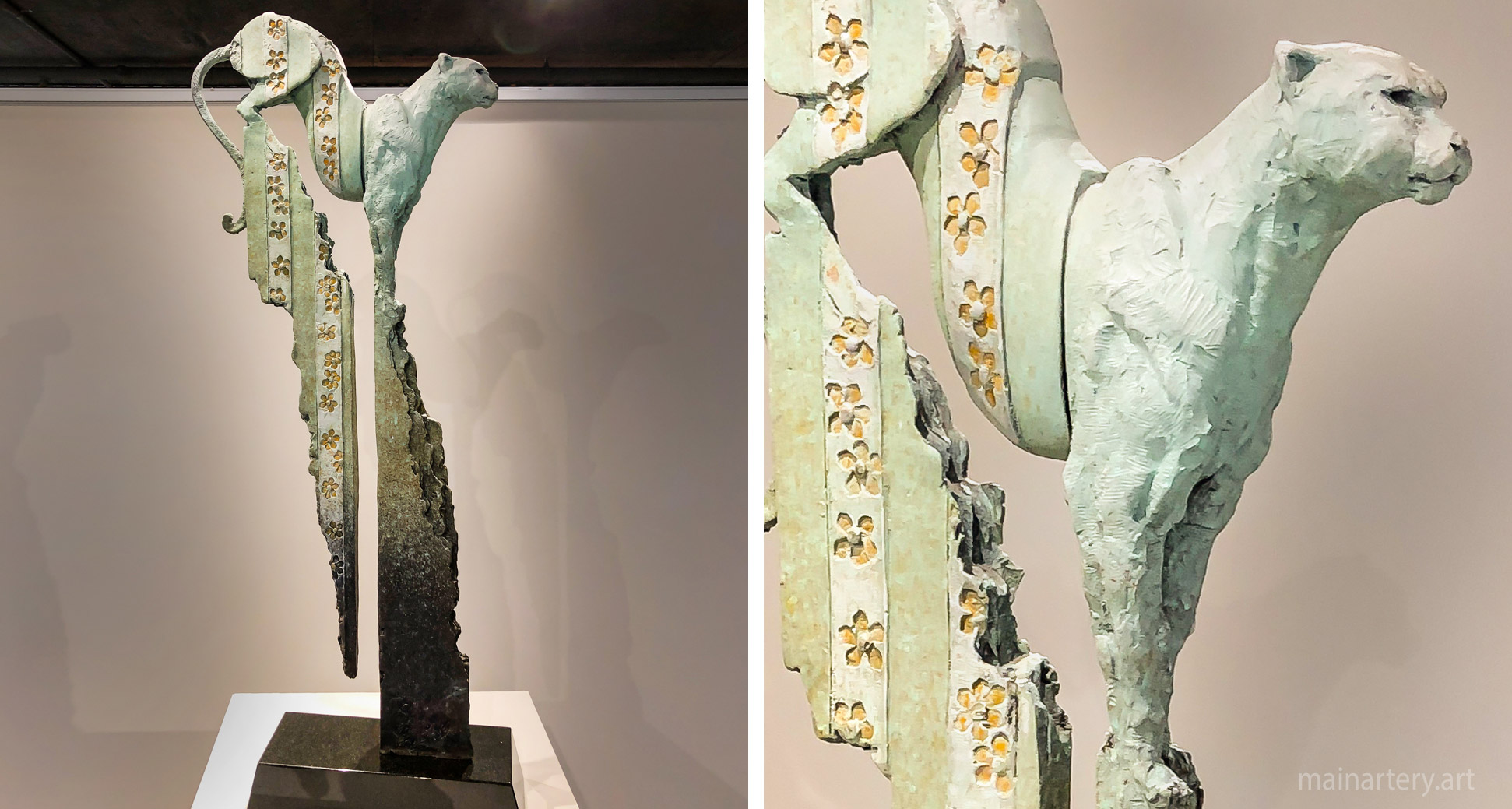 Mount Bloom Sculpture, image 1, showcasing a vibrant and intricate floral-inspired design