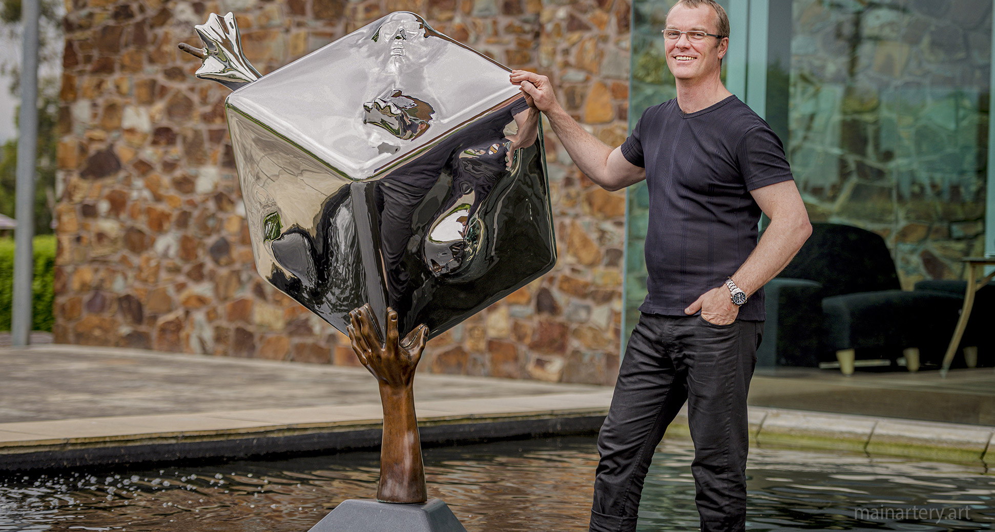 polished modern sculpture todd stuart image