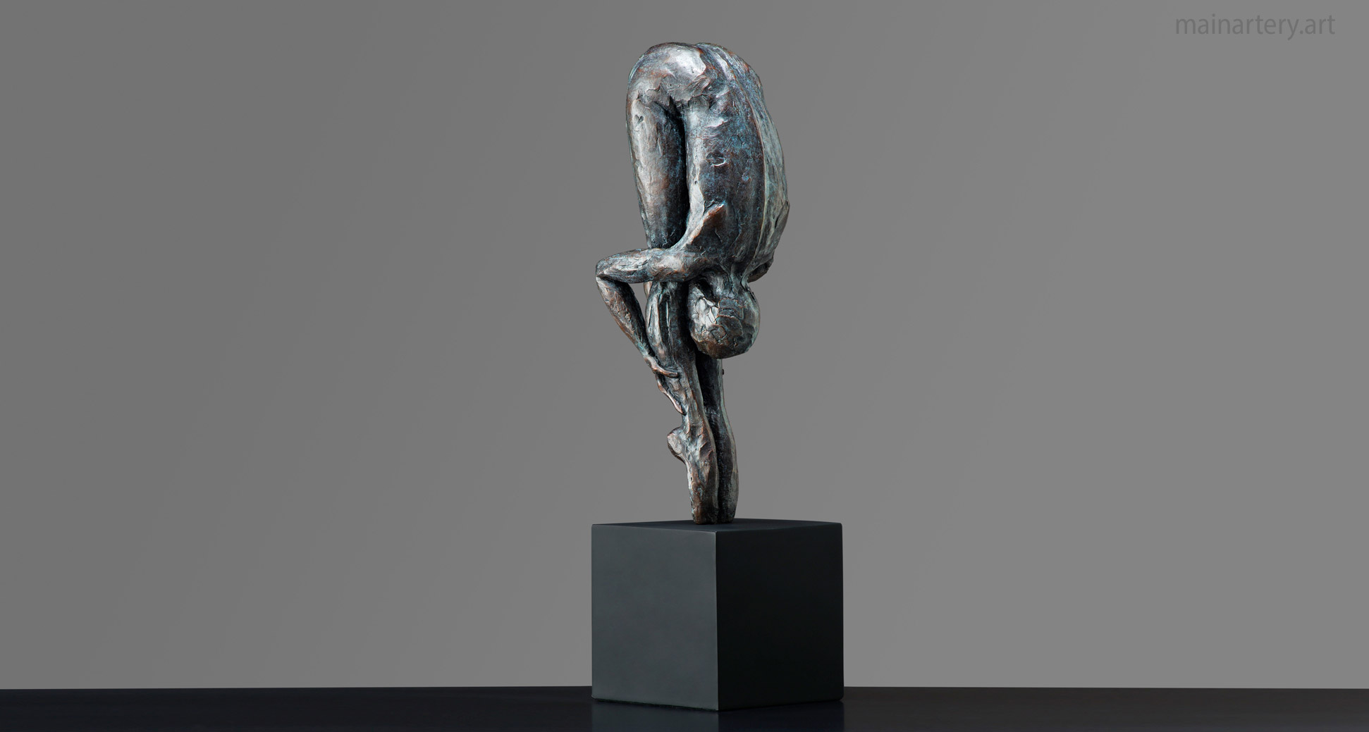 powerful pose sculpture art introspective dancer image