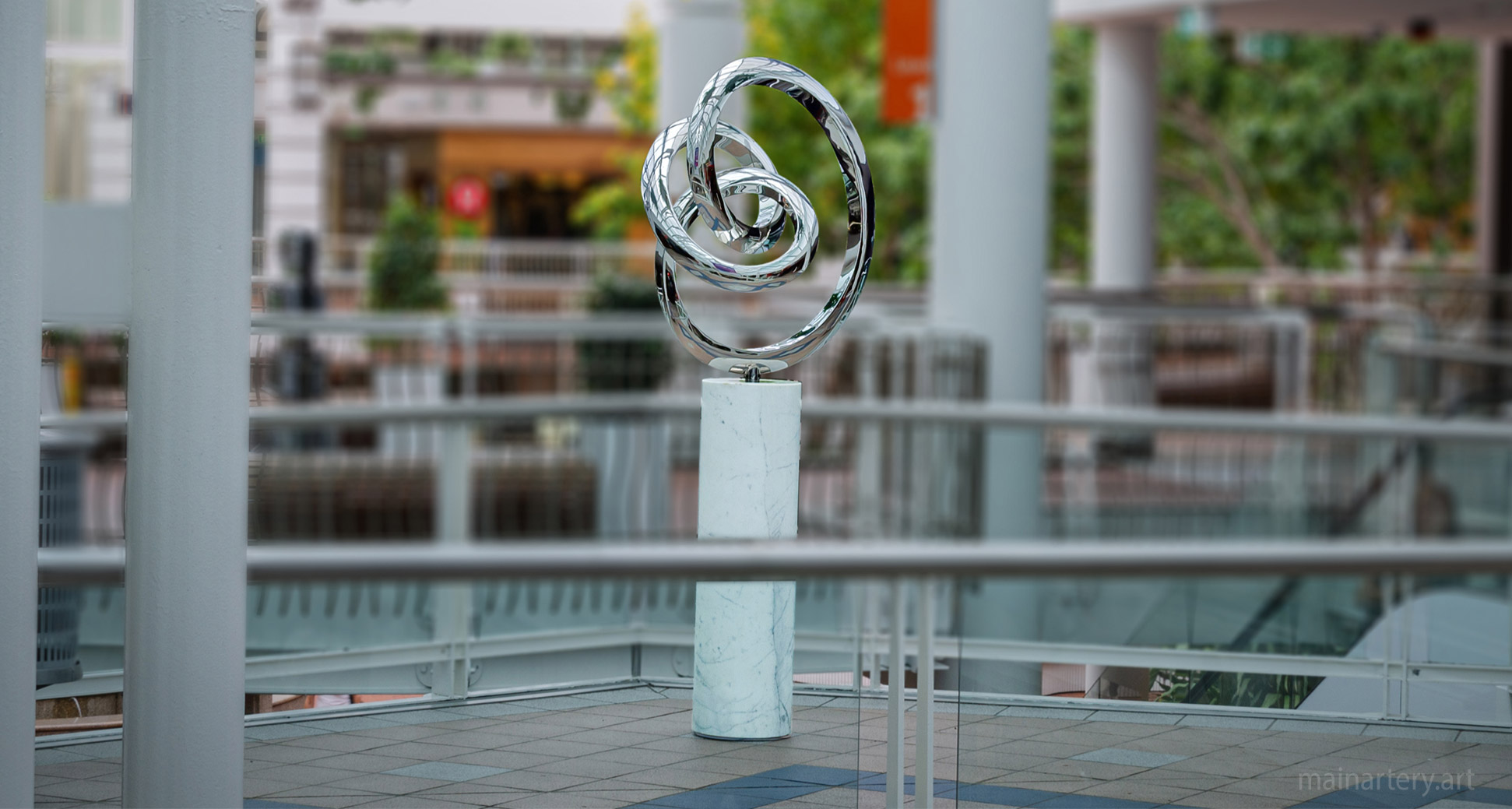 abstract public sculpture westfield warringah mall image