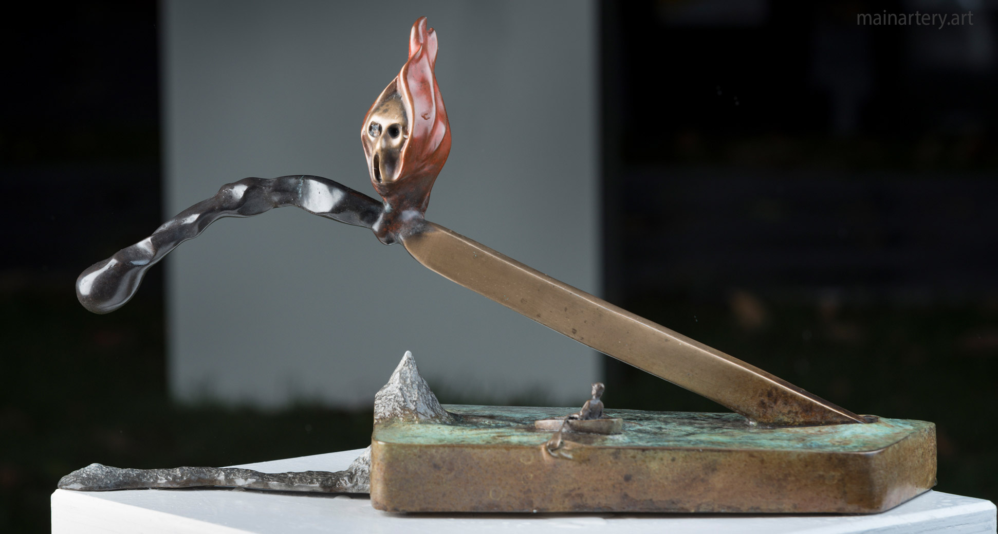 tabletop multi patina representational artwork image
