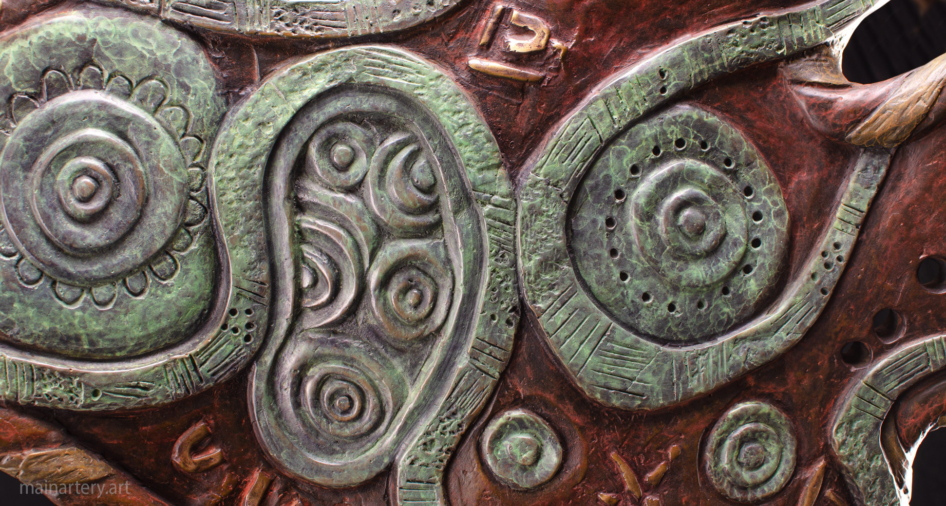 bronze multi patina dreaming forms image