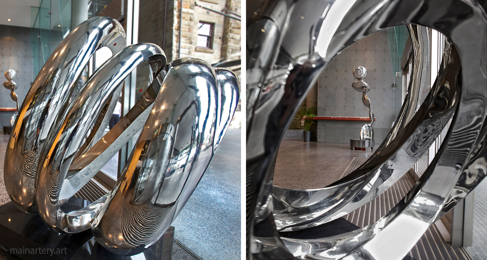 interior stainless modern mortal coil artwork image