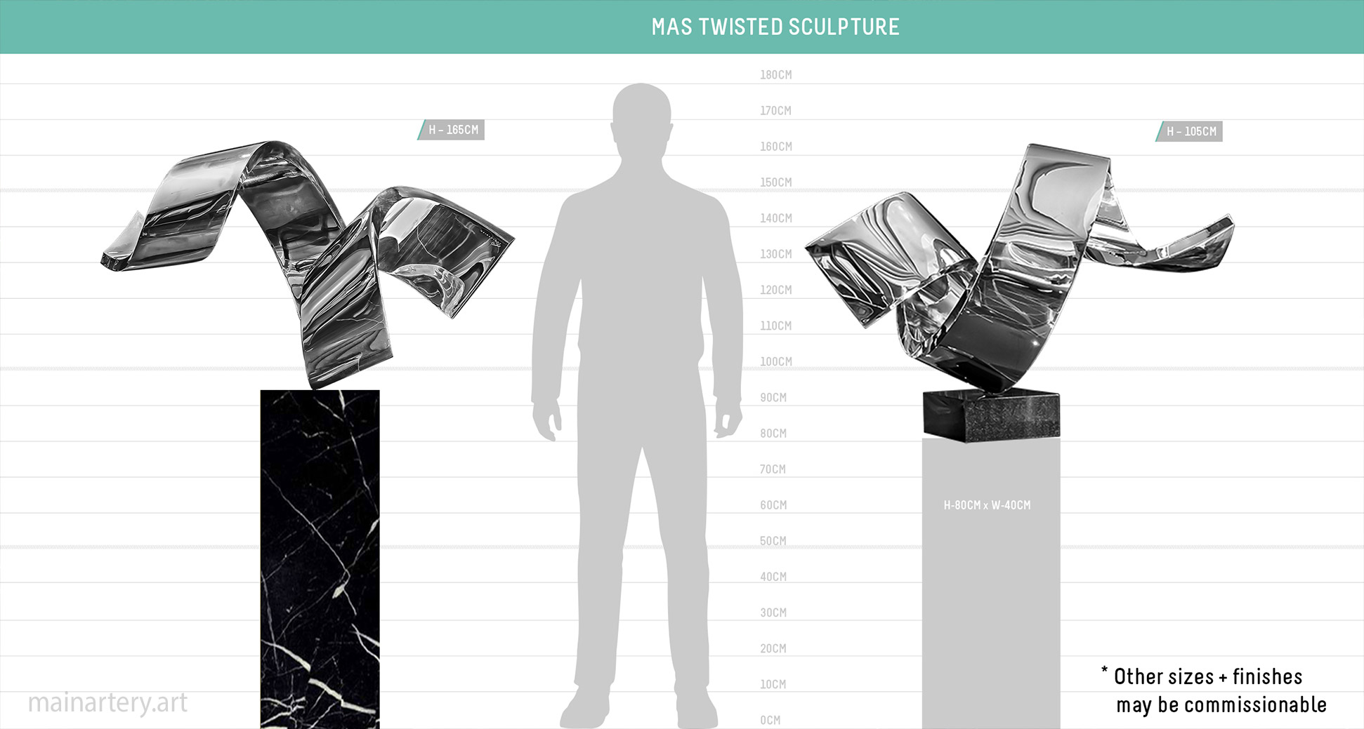 scale diagram medium mas twisted sculpture image