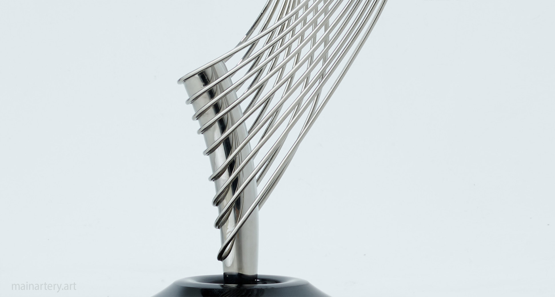 courtyard mirror polished modern garden art sculpture image