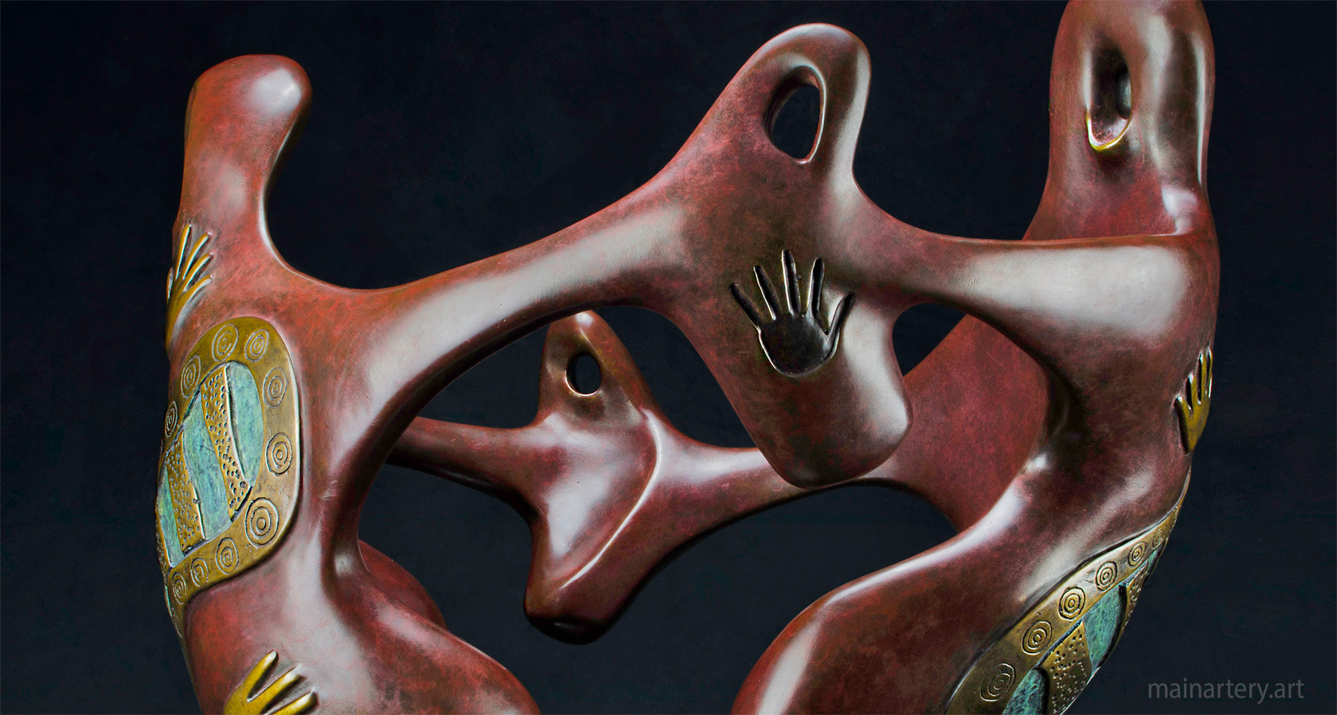 figurative corroboree dance aboriginal artwork image