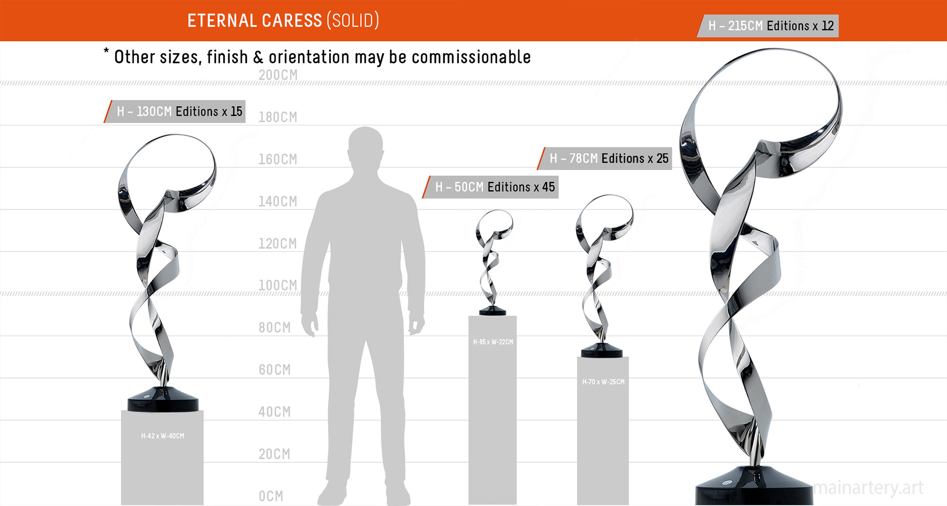 sizing options abstract eternal caress image