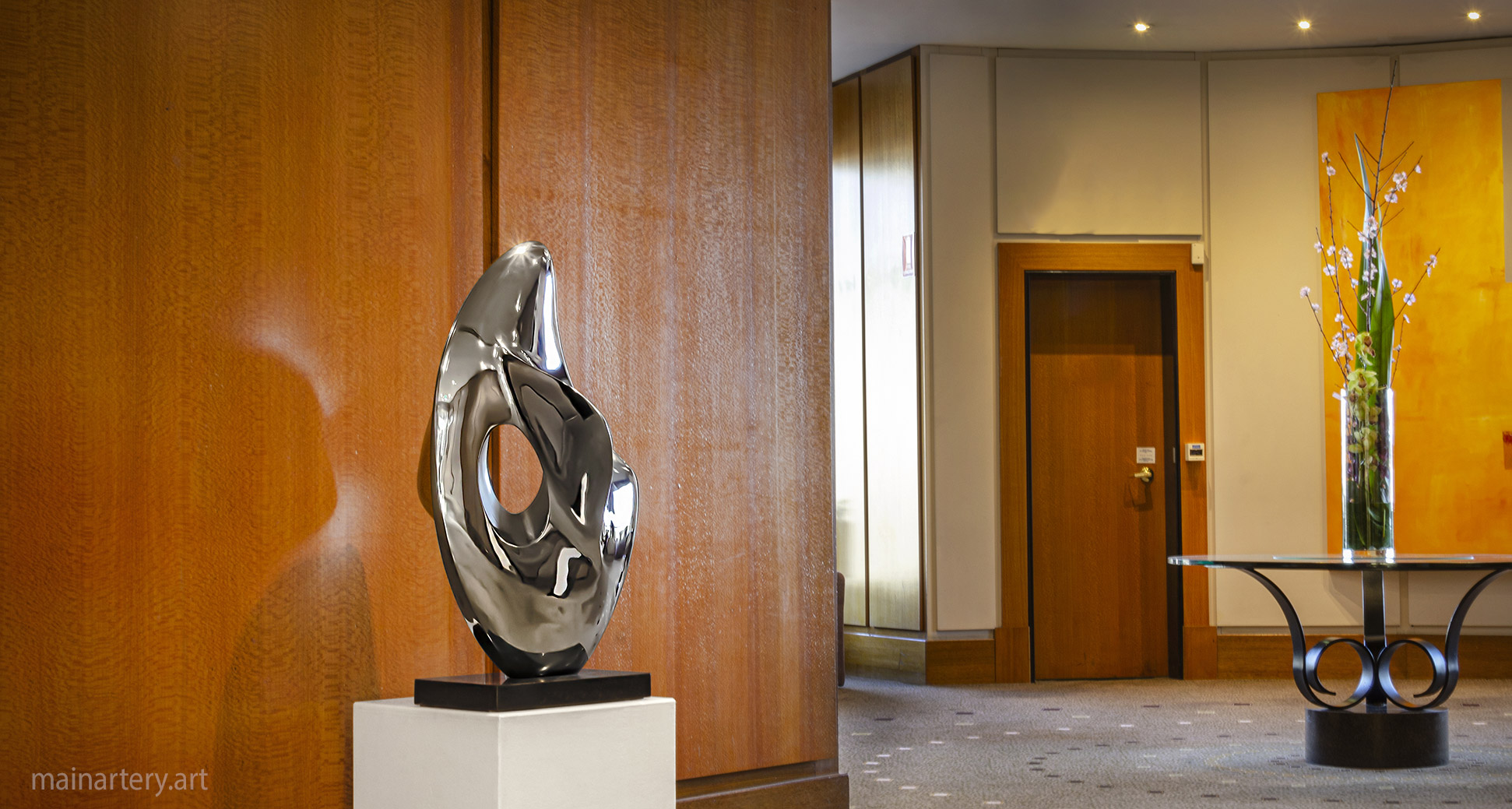 interior mirror polished abstract artwork image