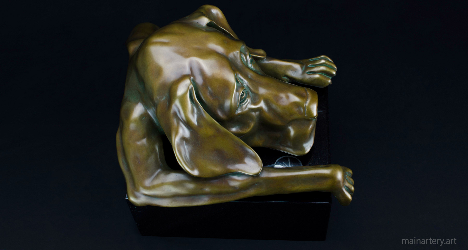 small metal labrador interior art image