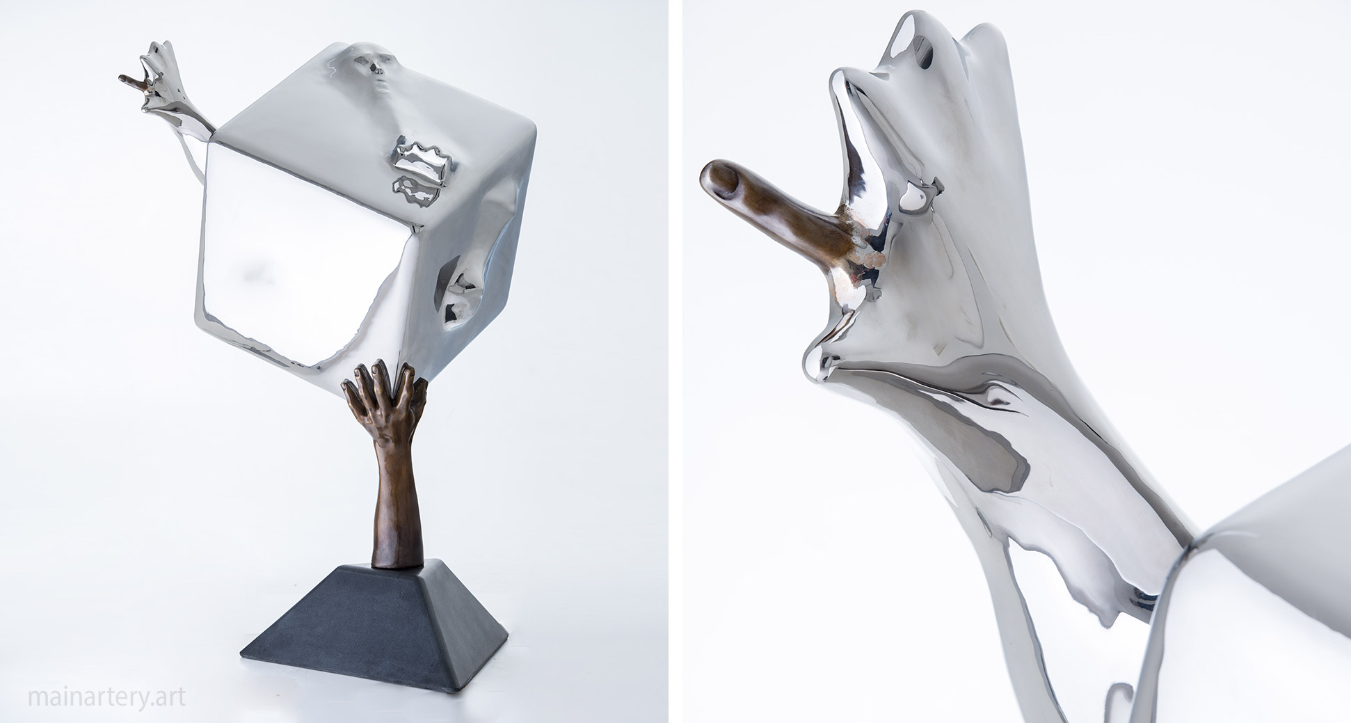 boxed in contemporary abstract art image