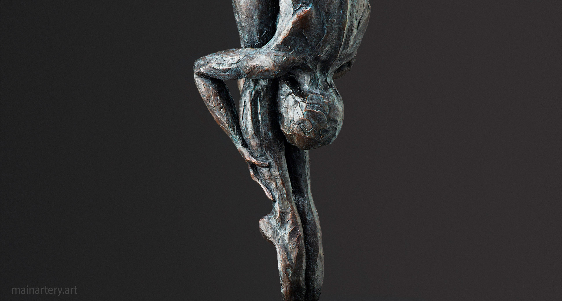 mainartery dancers sculpture tabletop sized patina sculpture image