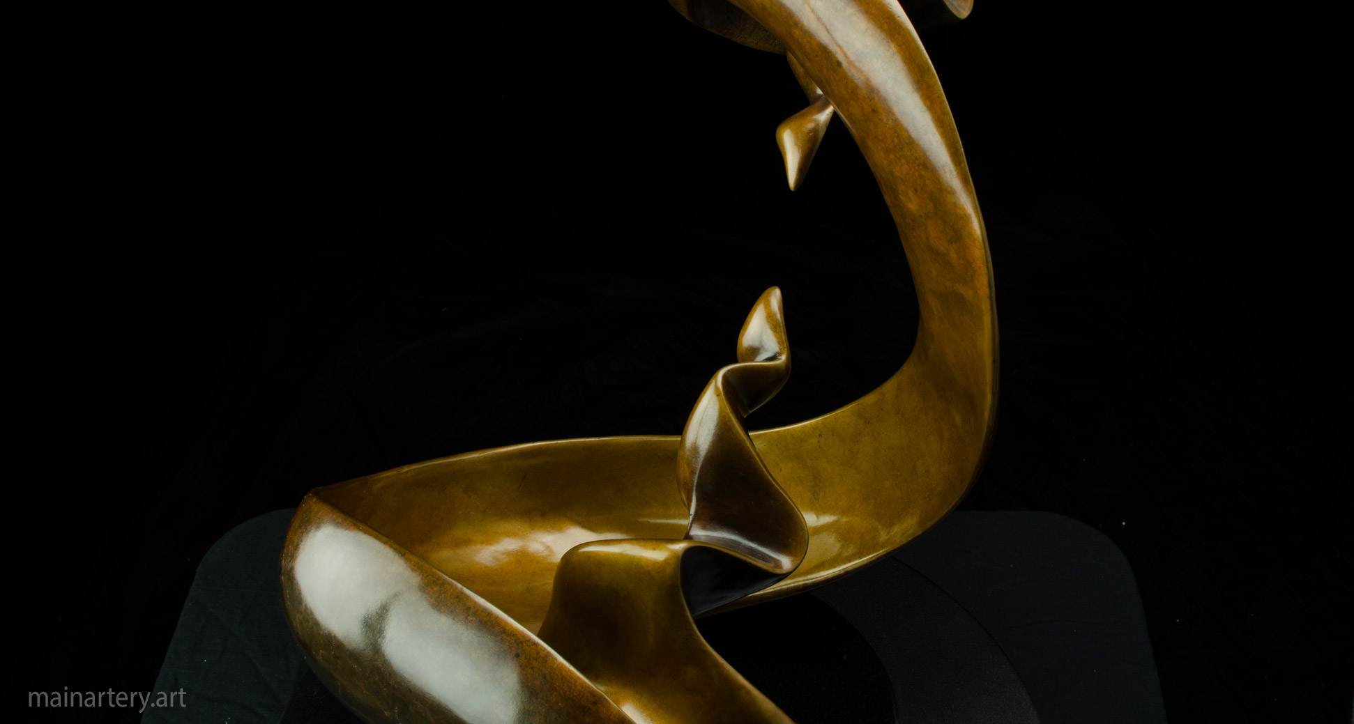 small bronze algorithmic sculpture image