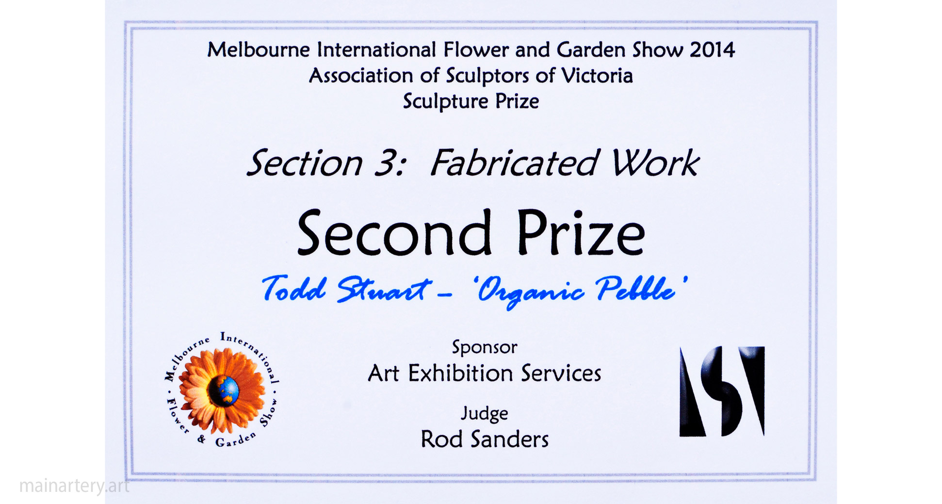 flower garden show pebble prize todd stuart image