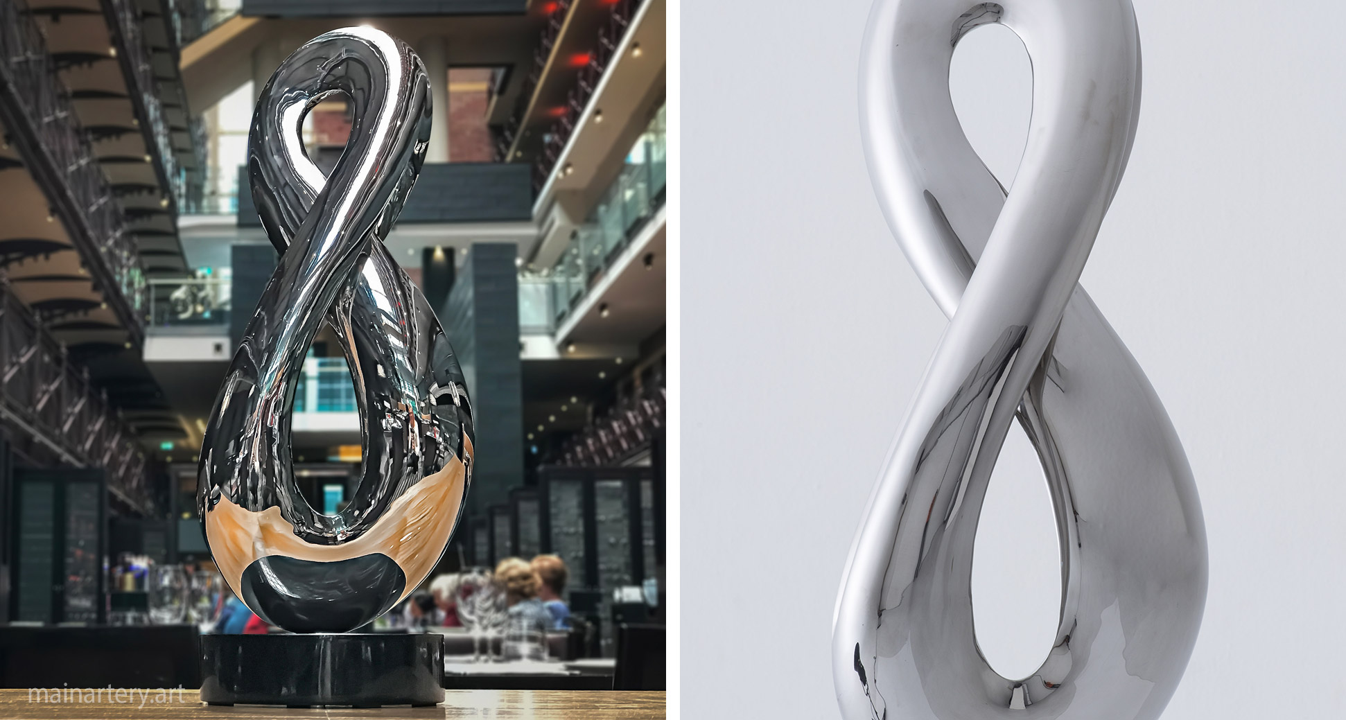 freestanding mirror polished contemporary hotel art image