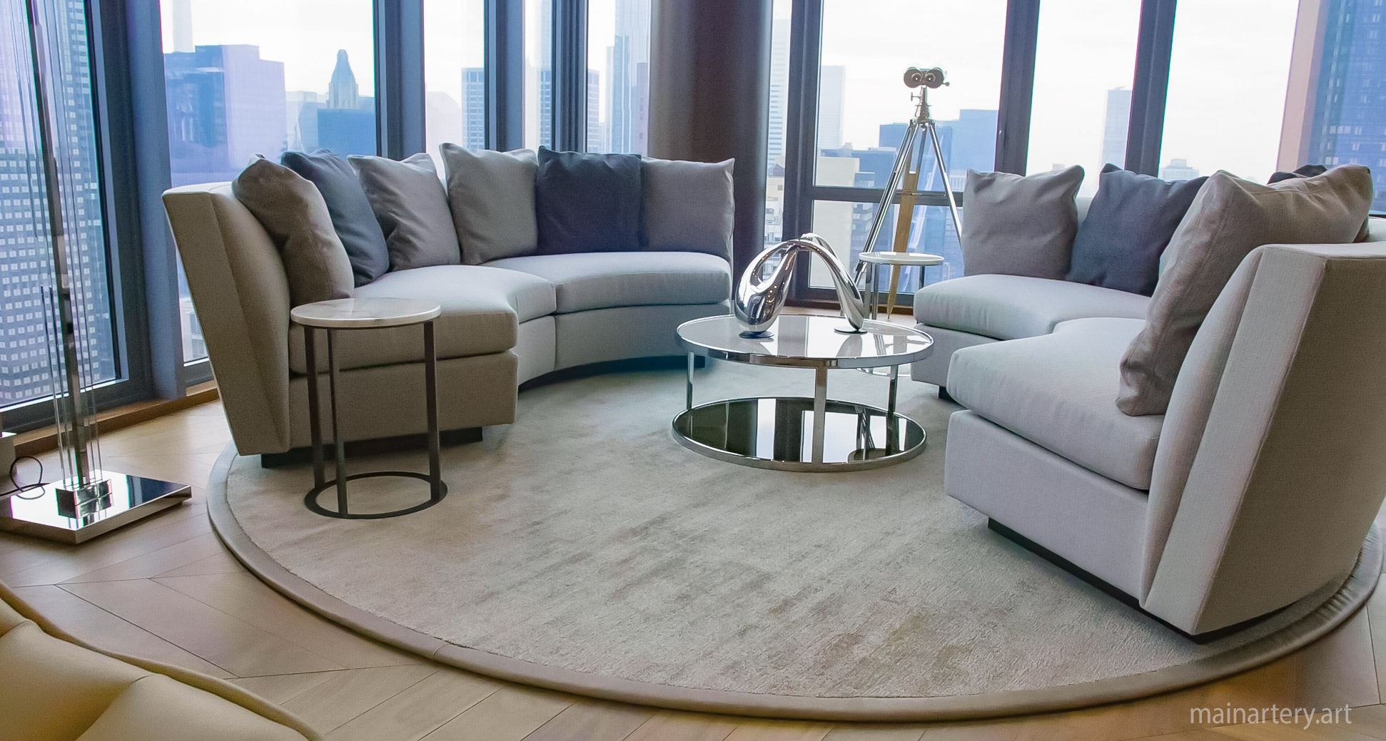 tabletop mirror polished modern artwork image