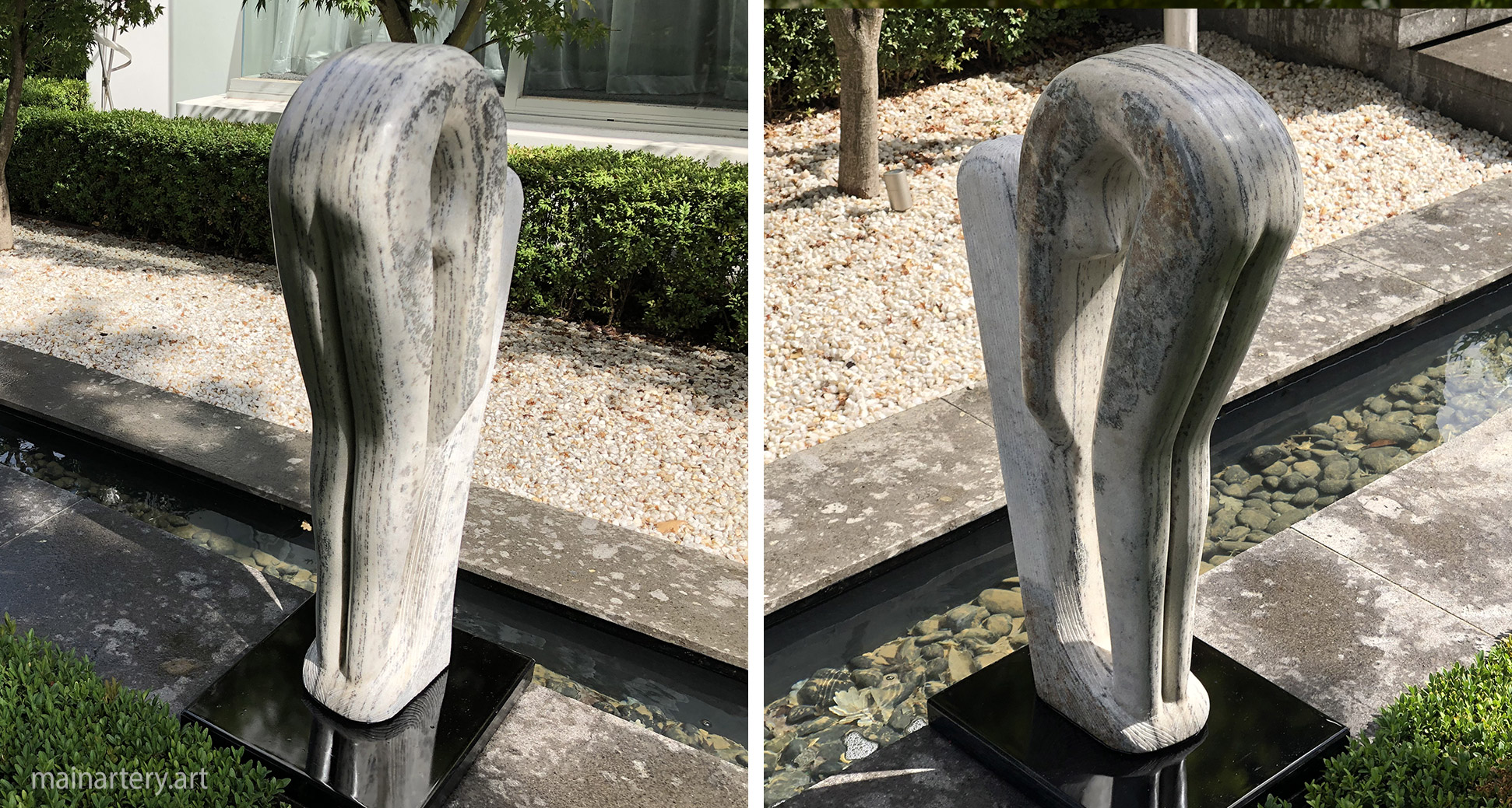 contemporary outdoor figurative feminine sculpture art image