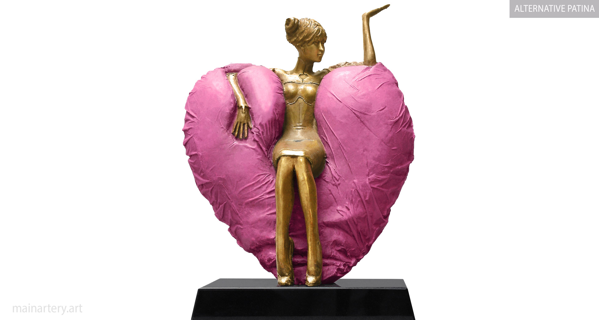 In Our Love Sculpture, image 4, presenting a dynamic perspective of love and togetherness