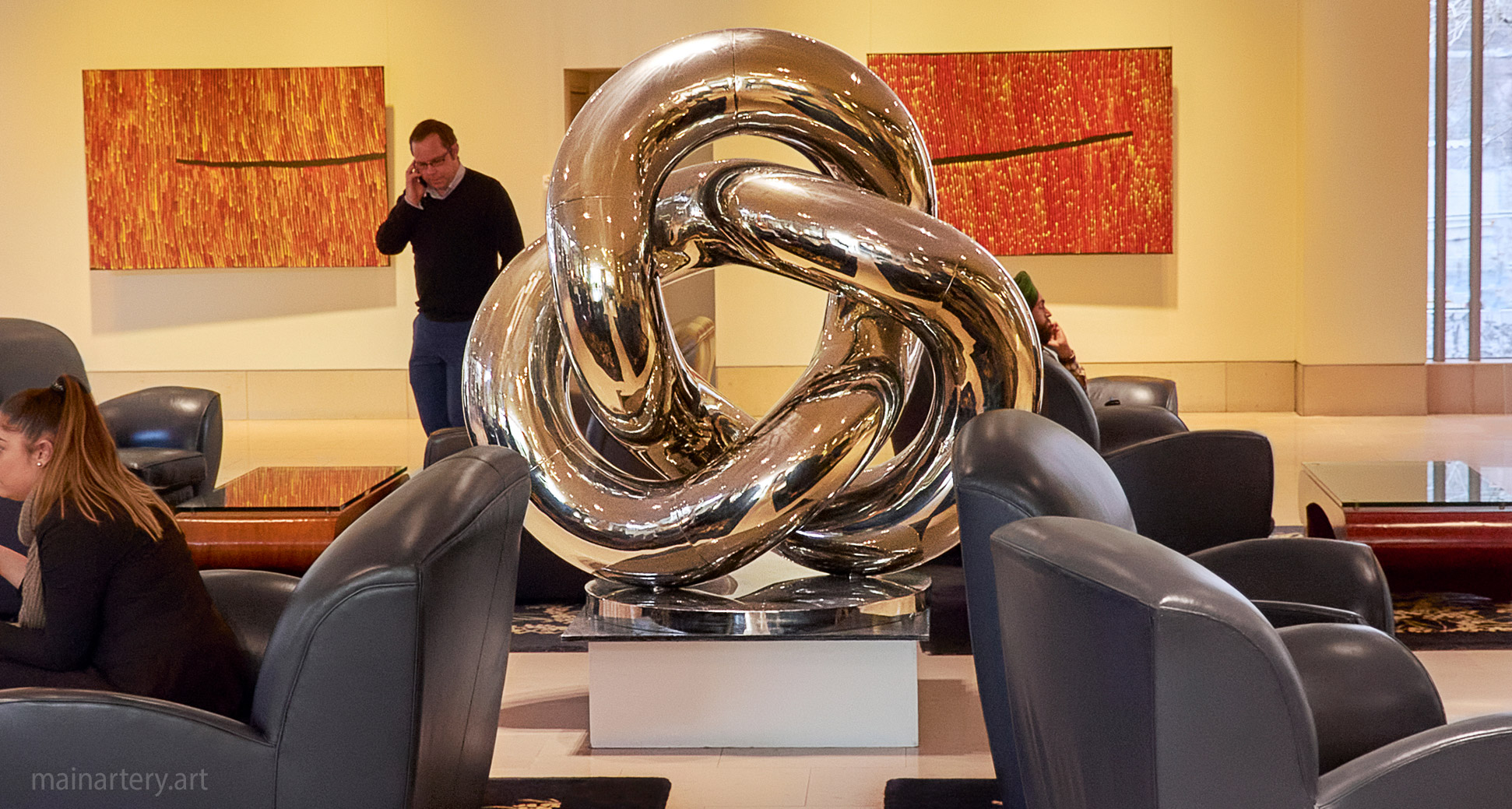 interior metal modern feng shui sculpture image