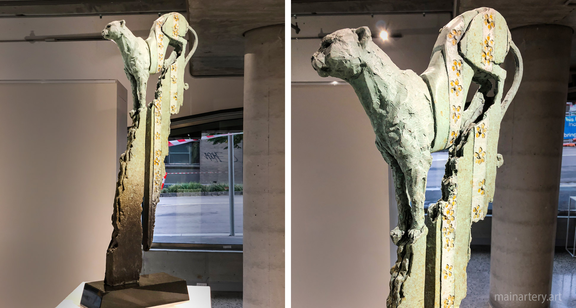 Mount Bloom Sculpture, image 4, an artistic representation of nature's resilience and beauty