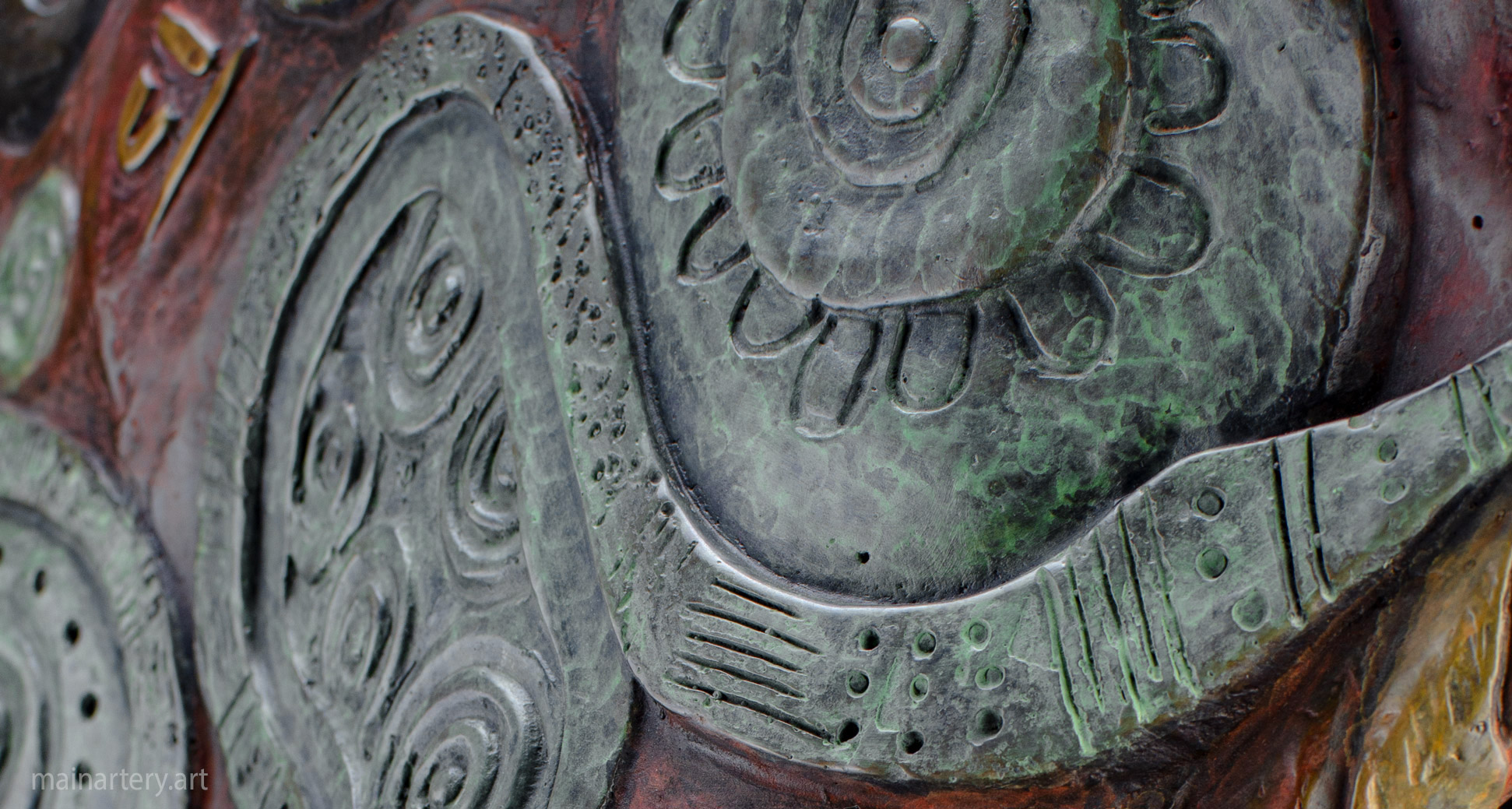 detailed bronze dreaming estate sculpture image