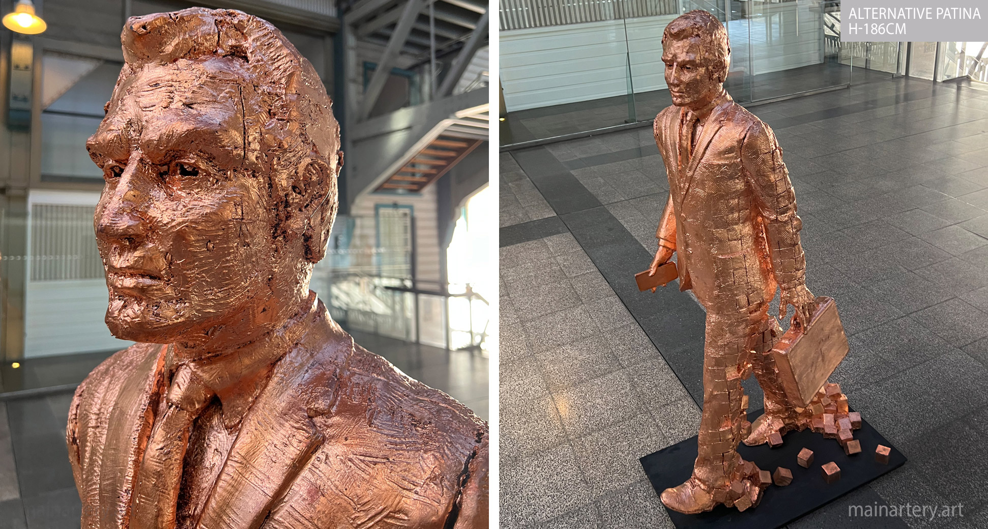 large aspirational work culture sculpture image