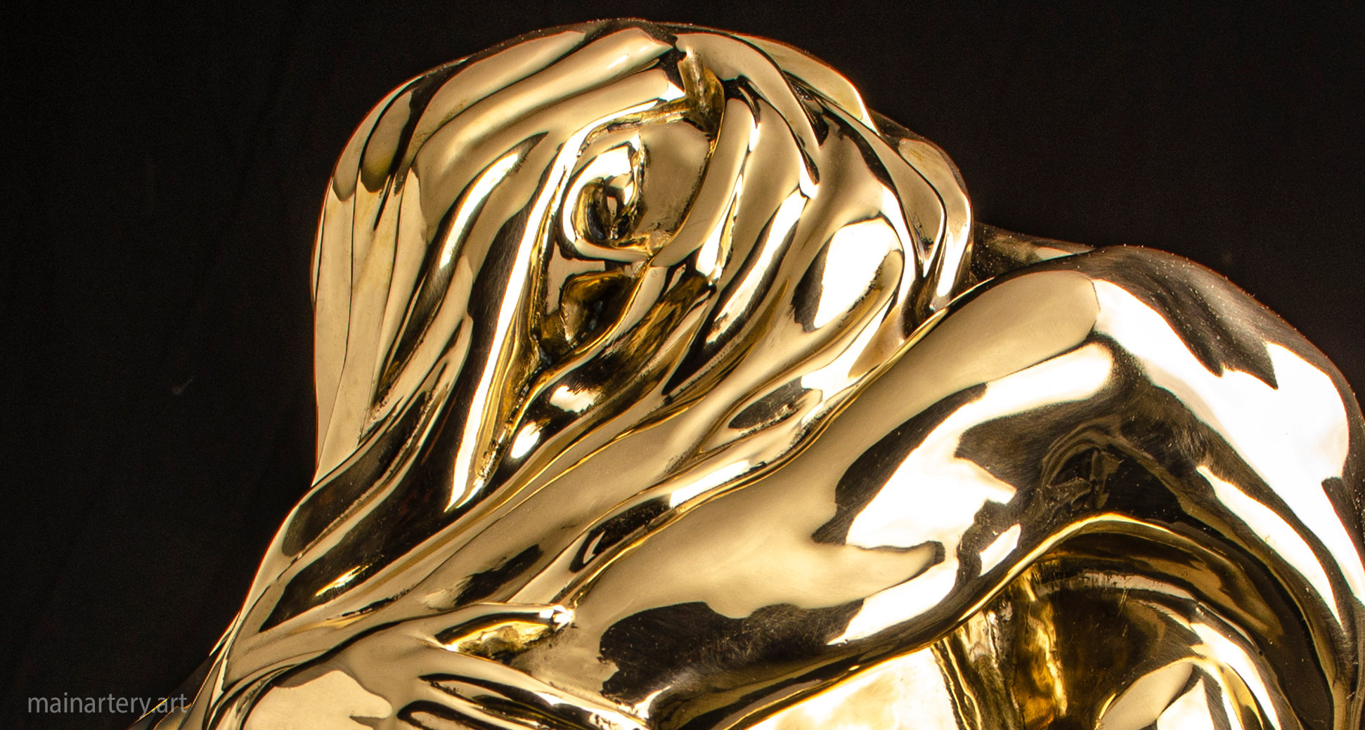 medium bronze contemporary interior artwork image