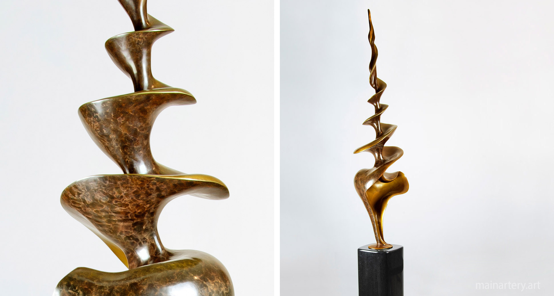 medium patina contemporary outdoor sculpture image