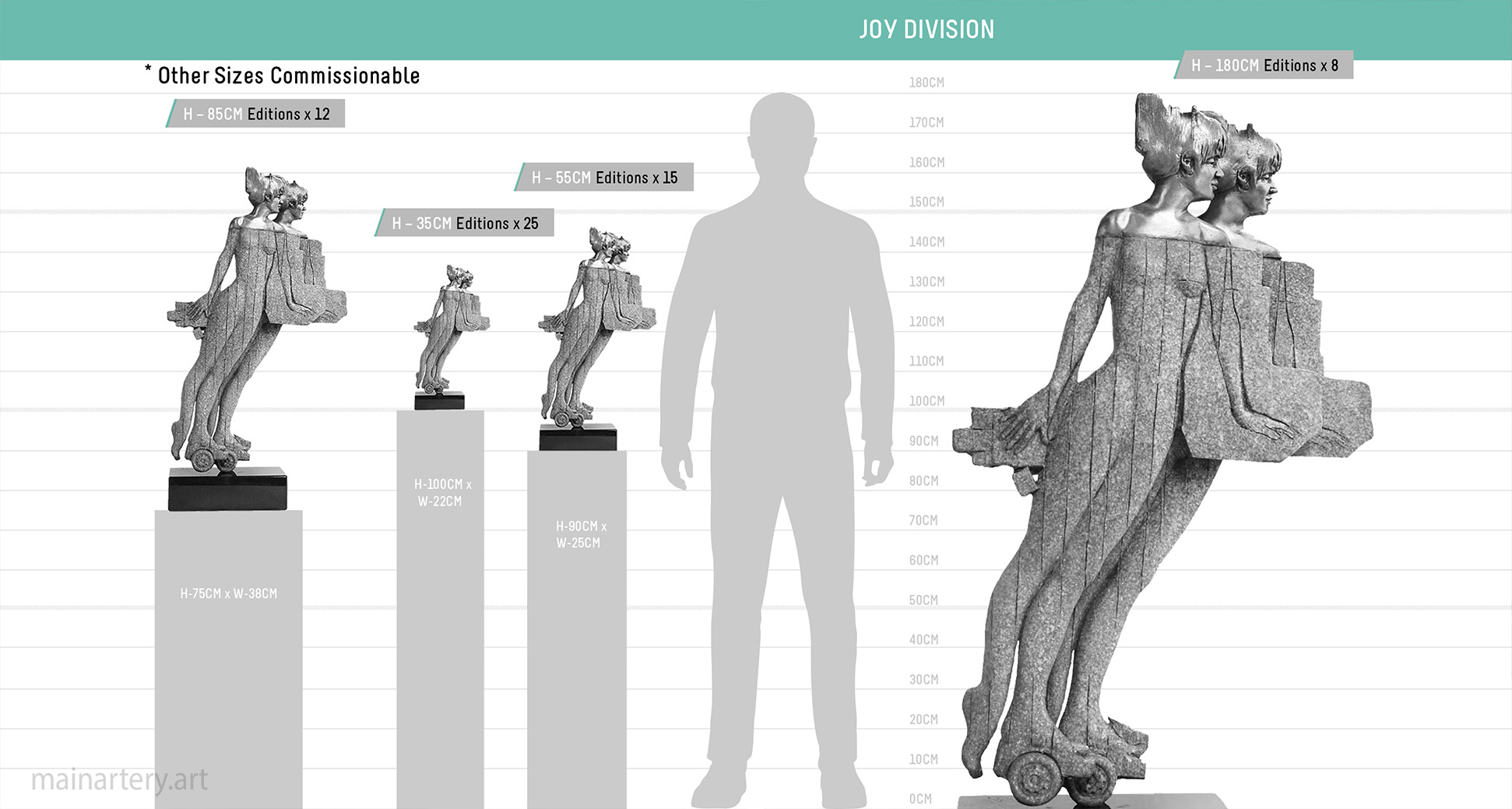 scale diagram mainartery joy division sculpture image