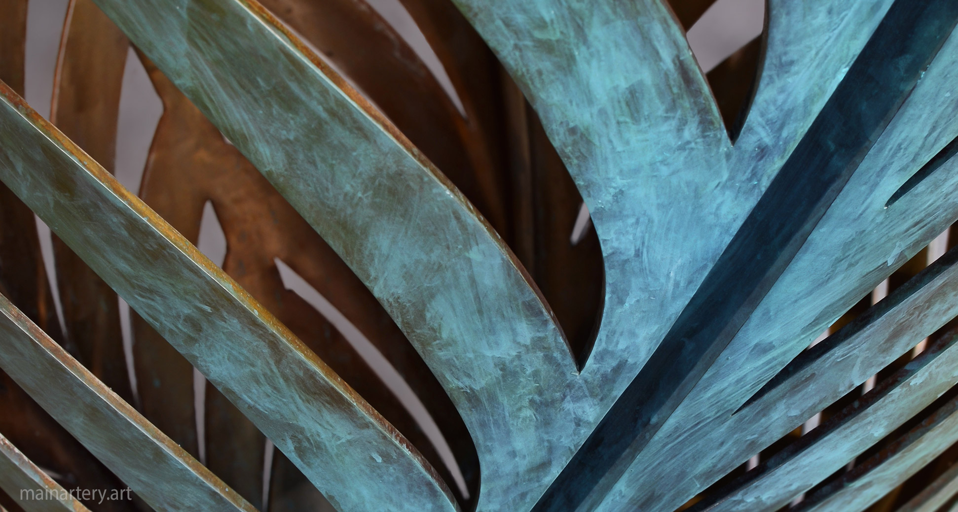 designer sculpture detail metal abstract feature image