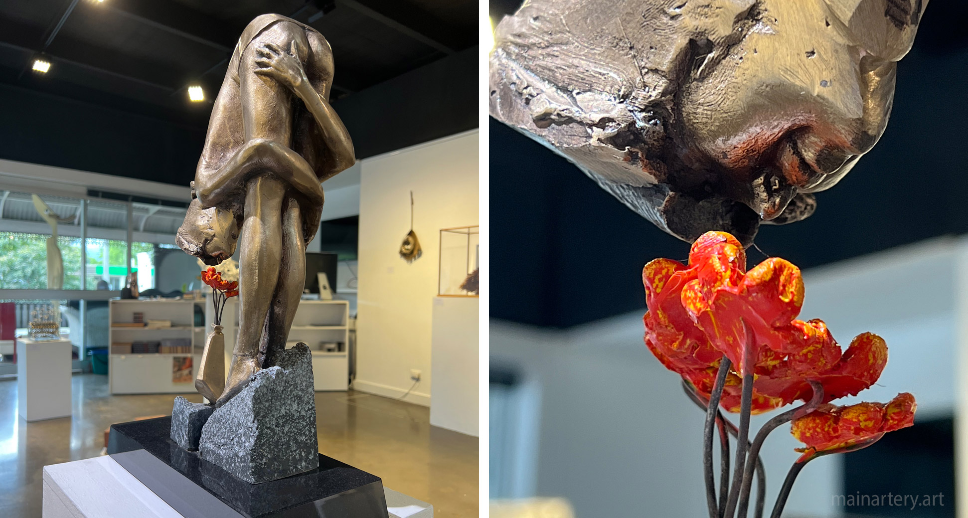 Flora and Fauna Sculpture, image 8, a stunning portrayal of nature's elegance and creativity