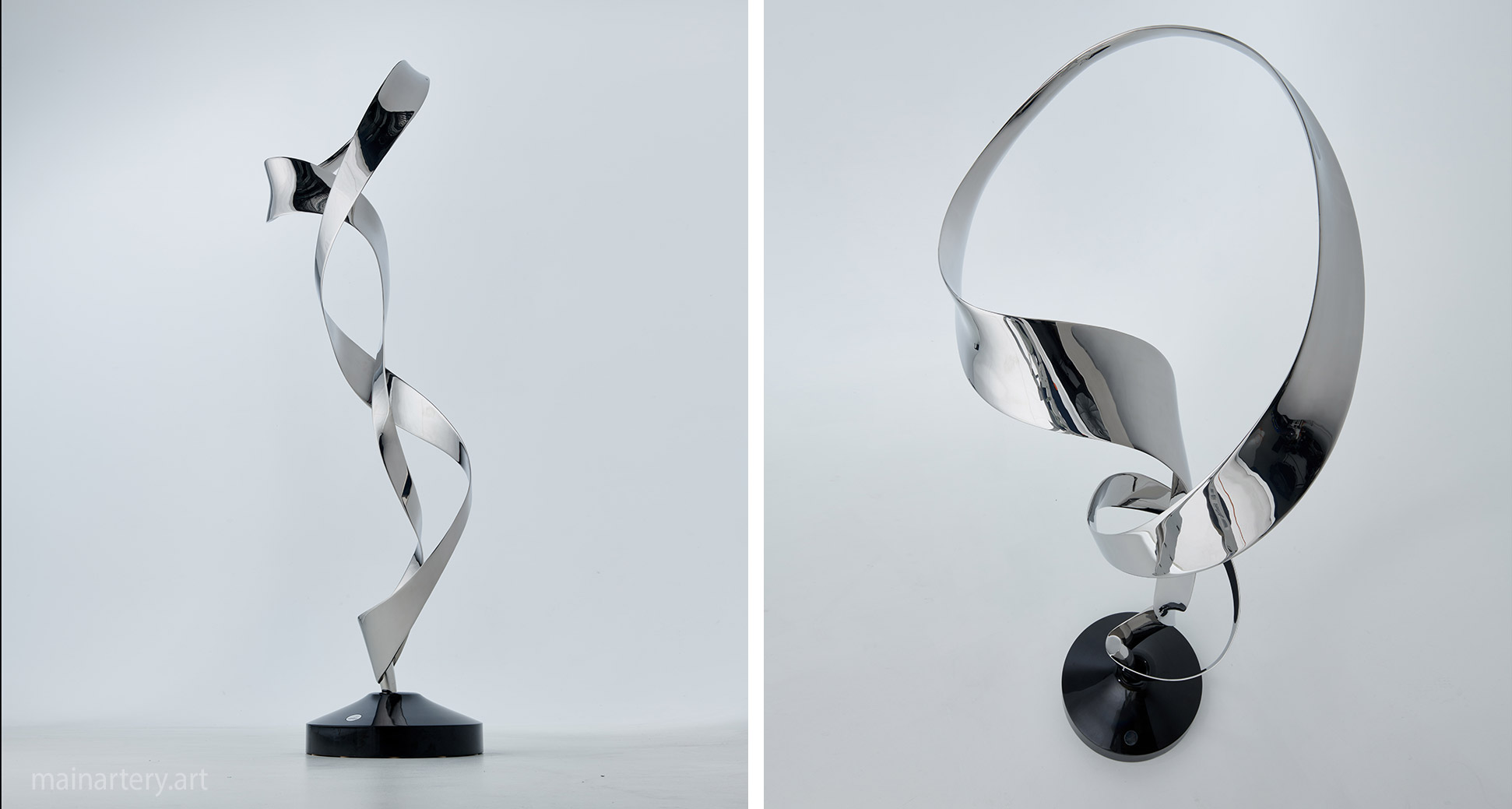interior stainless steel organic feng shui sculpture image