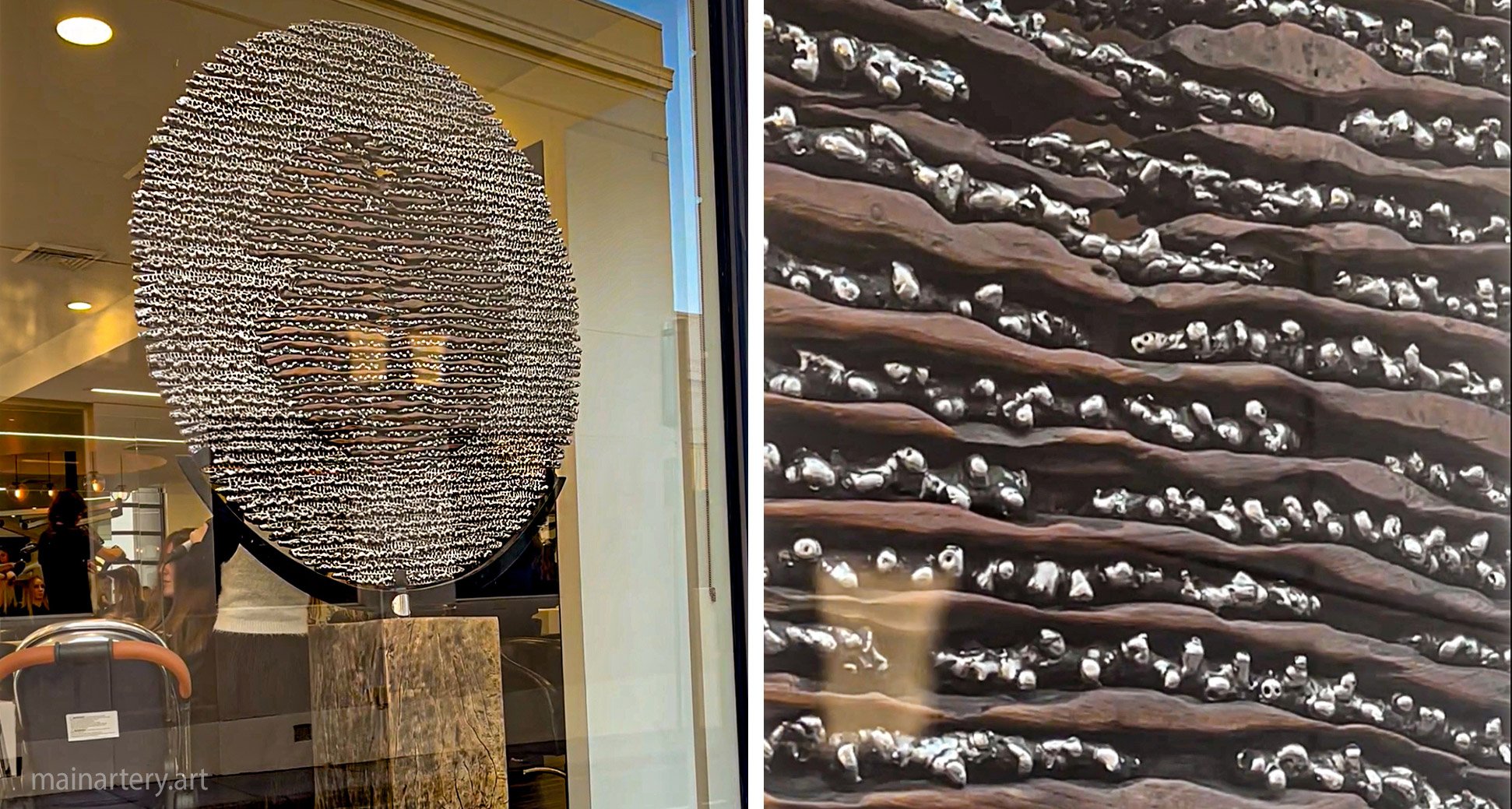 large modern sculpture rent hire lease corporate commercial image